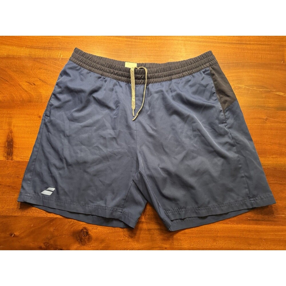 Babolat Men’s XXL Tennis Shorts Navy Blue Performance Athletic Gym Training 7”